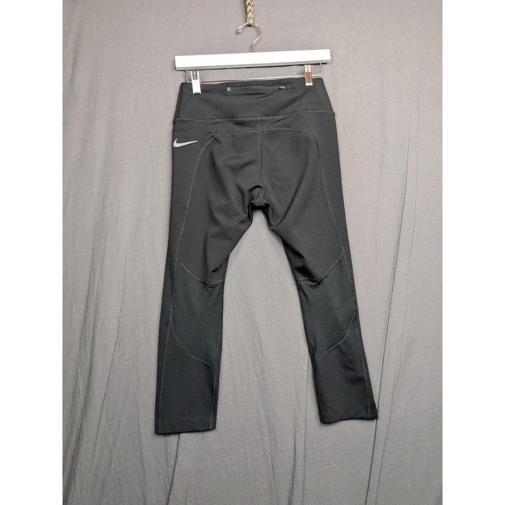 Nike Women's Dri-FIT Training Leggings Gray‎ High-Rise Activewear Size Medium